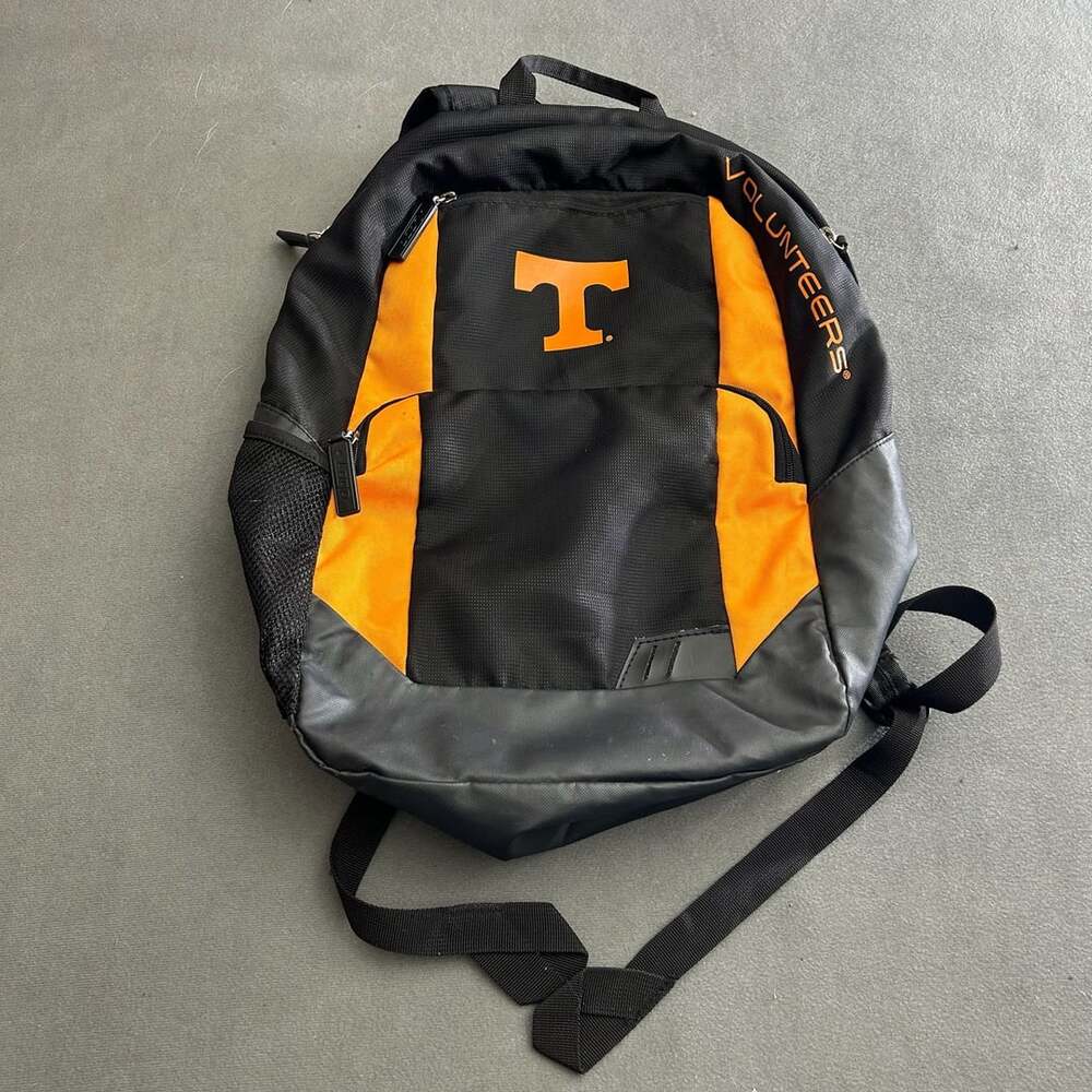 LOGO Tennessee Volunteers Black and Orange Backpack Bookbag